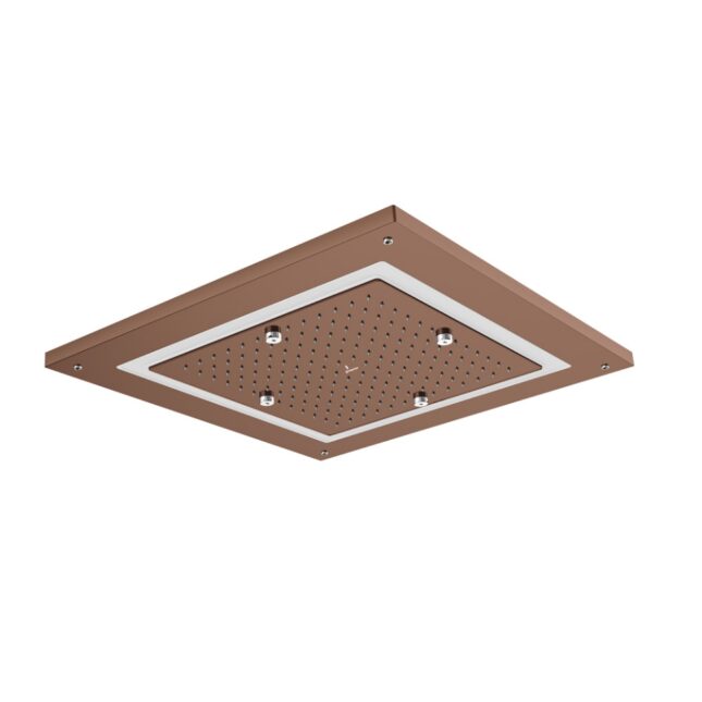 Duoflo Shower Square Shape - Blush Gold PVD - Image 4