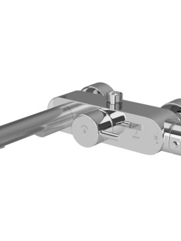 Exposed Thermostatic Bath & Shower Mixer - Chrome