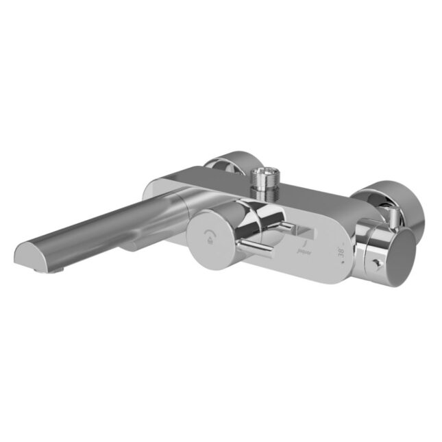 Exposed Thermostatic Bath & Shower Mixer - Chrome