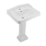 Wall Hung Basin with Full Pedestal