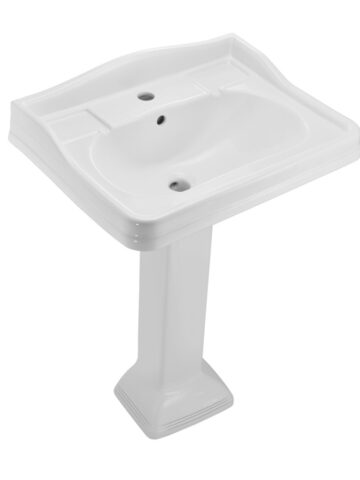 Wall Hung Basin with Full Pedestal