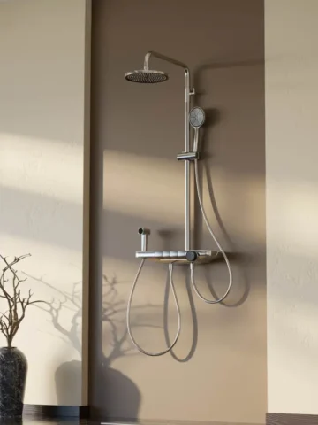 Piano LED Integrated Shower Console- 4 Way